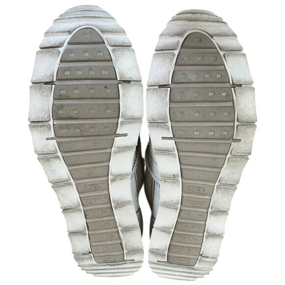 UGG Trigo Unlined Fashion Casual Shoes Sneakers in White Cap Suede Men's 10 - Picture 9 of 9